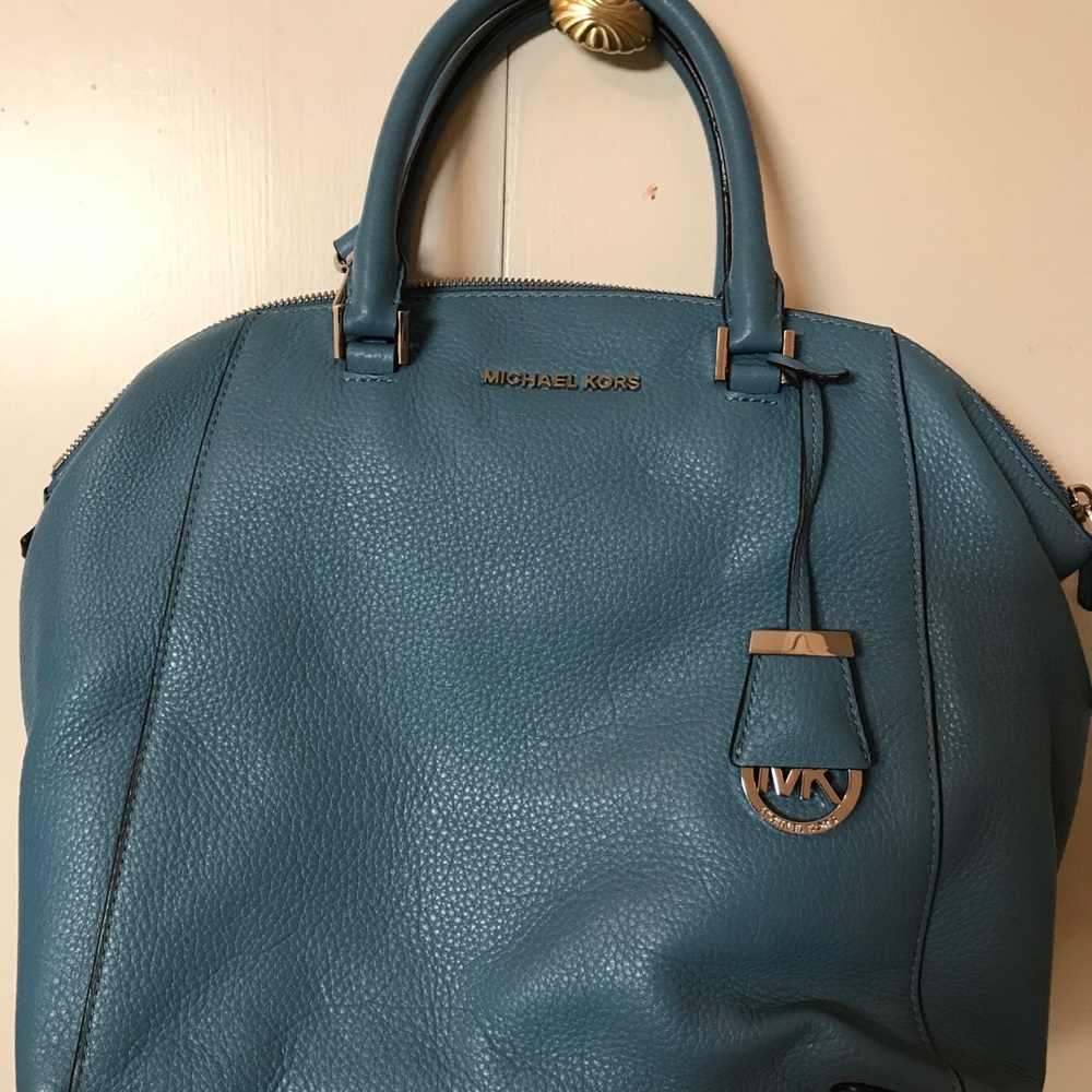 Michael Kors Riley Leather Satchel